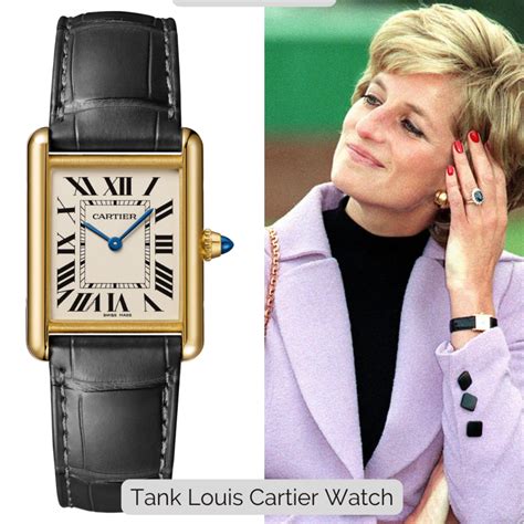 princess diana wearing cartier watch